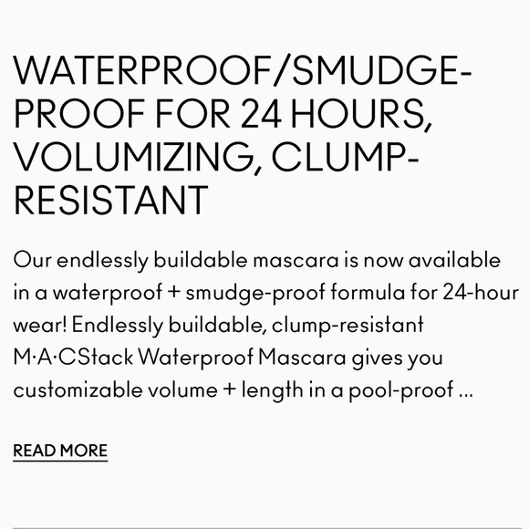 x1 MAC STACK WATERPROOF MASCARA BRAND NEW BOXED - Picture 9 of 11